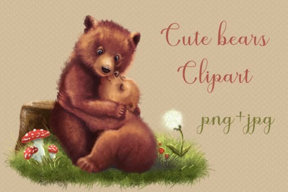 Download Cute Bears Clipart, Forest Baby Bears - Clipart Collection