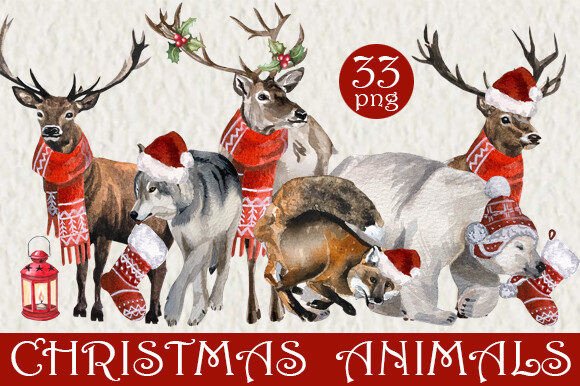 Download Christmas Clipart. Forest Animals PNG - Clipart Collection