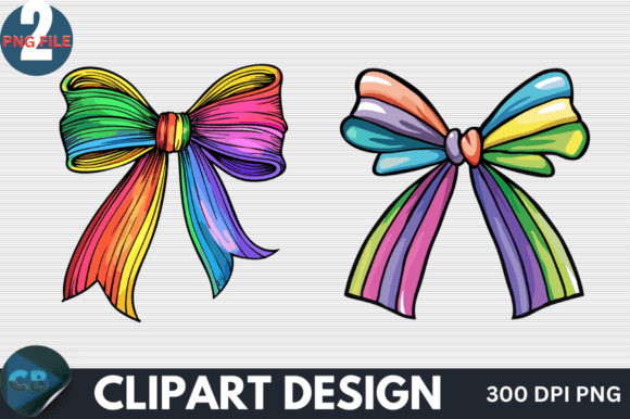 Download Colorful Rainbow Bow Clipart PNG - Clipart Collection