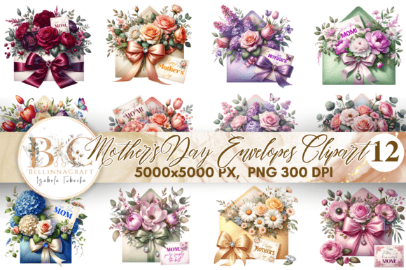 Download Mother's Day Envelopes Clipart - Clipart Collection