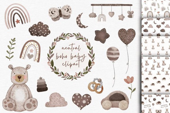 Download Boho Baby Clipart - Clipart Collection