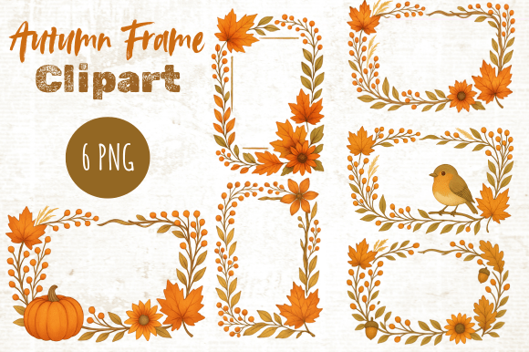 Download Autumn Frames Clipart, Fall Frames Png - Clipart Collection
