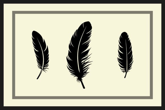 Download Bird Feather Silhouette Vector Clipart - Clipart Collection