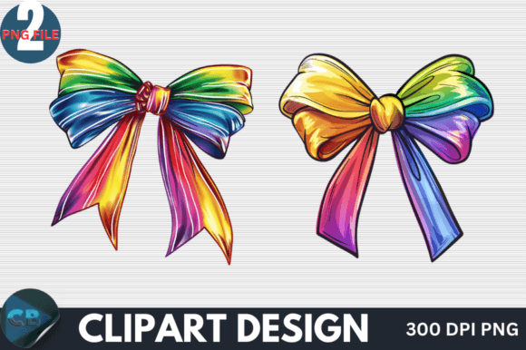 Download Colorful Rainbow Bow Clipart PNG - Clipart Collection