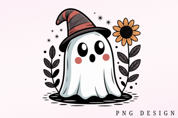 Download Boho Halloween Fall Ghost PNG Clipart - Clipart Collection