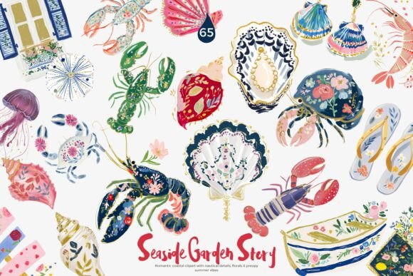 Download Preppy Coastal Clipart Png Collection - Clipart Collection