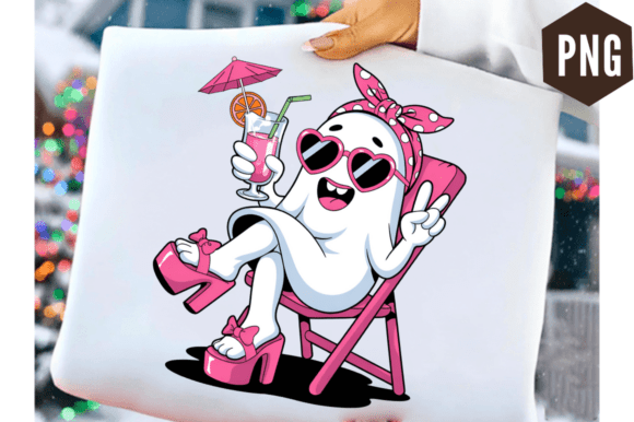 Download Cute Halloween Ghost Summer PNG Clipart - Clipart Collection