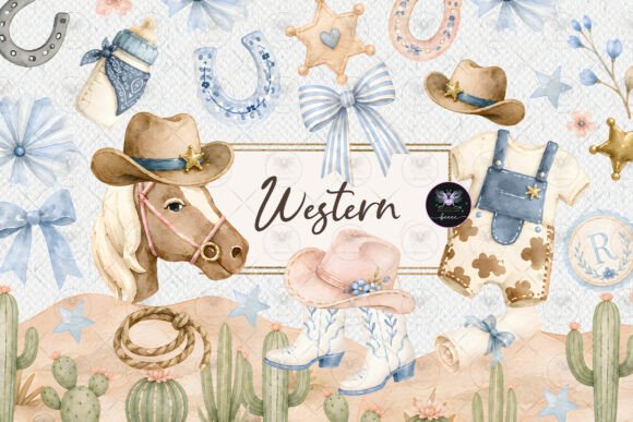 Download Western Baby Shower Clipart - Clipart Collection