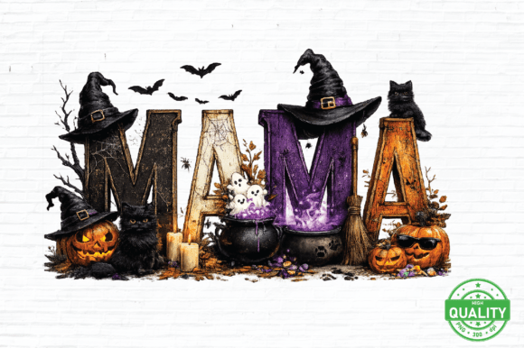 Download Mama Witch Halloween Pumpkin PNG - Premium Resources