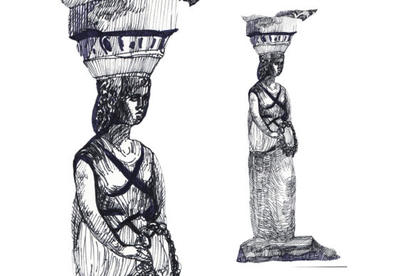 Download Goddess Sculpture - Graphic Ink Clipart - Clipart Collection