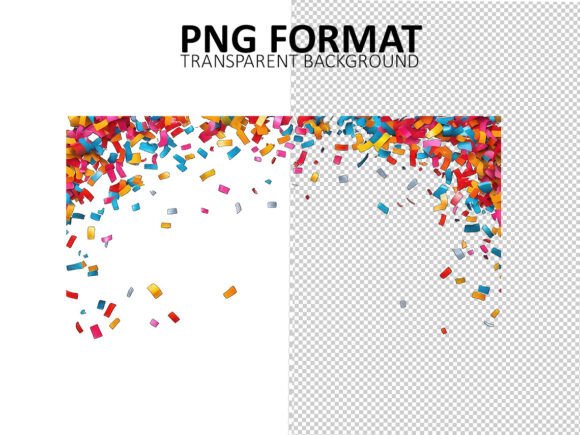 Download Colorful Confetti Clipart - Clipart Collection