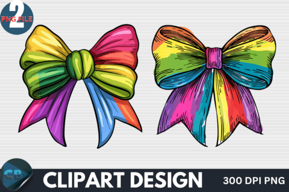 Download Colorful Rainbow Bow Clipart PNG - Clipart Collection
