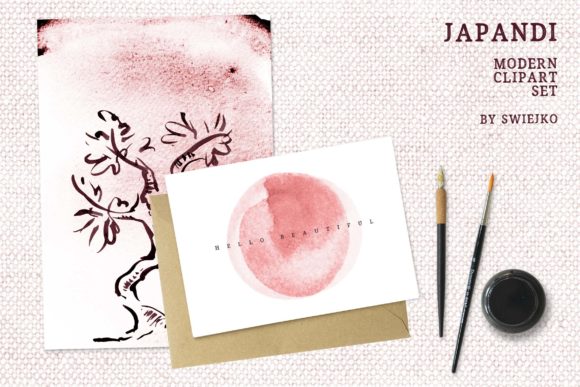 Download Japandi, Modern Clipart Set - Clipart Collection