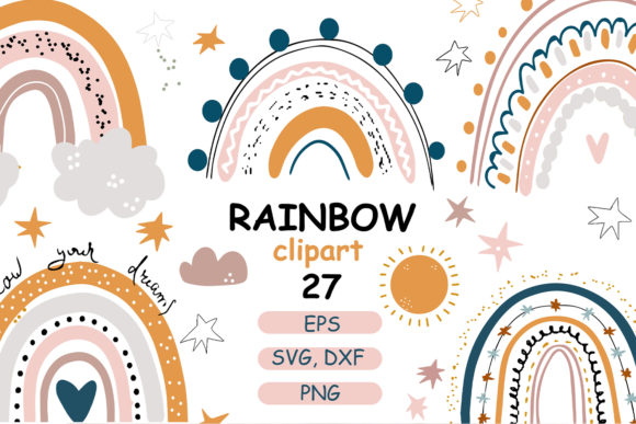 Download Rainbow Baby Pastel Clipart - Clipart Collection