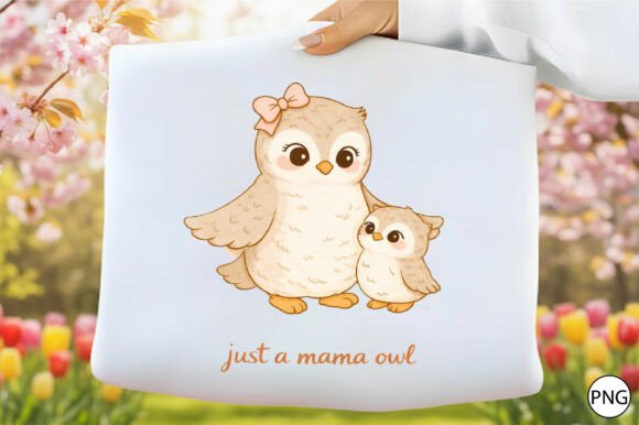 Download Cute Mama Owl Clipart PNG - Clipart Collection