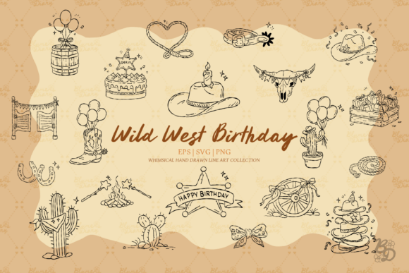 Download Wild West Birthday Clipart - Clipart Collection