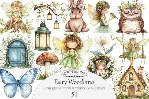 Download Fairy Woodland Clipart - Clipart Collection