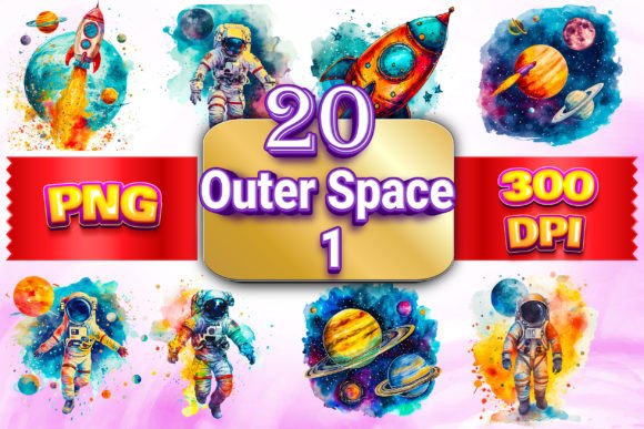 Download Outer Space Clipart Bundle - Clipart Collection