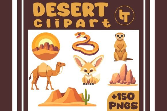 Download Desert Clipart Bundle – Cactus, Sand - Clipart Collection