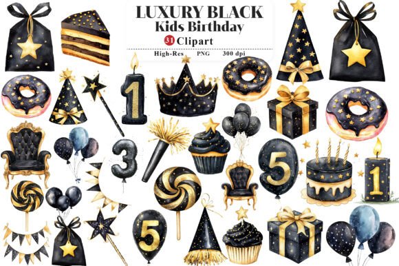 Download Luxury Black Kids Birthday Clipart - Clipart Collection