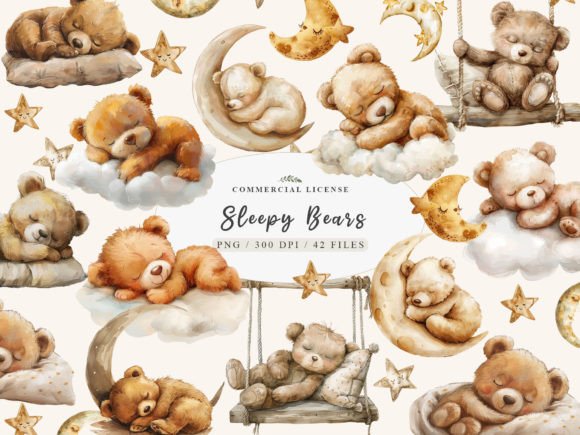 Download Sleep Bears Clipart, Teddy Bear Clipart - Clipart Collection